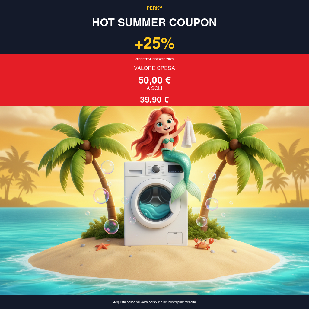 Locandina Summer Coupon — Offerta estate 2026
